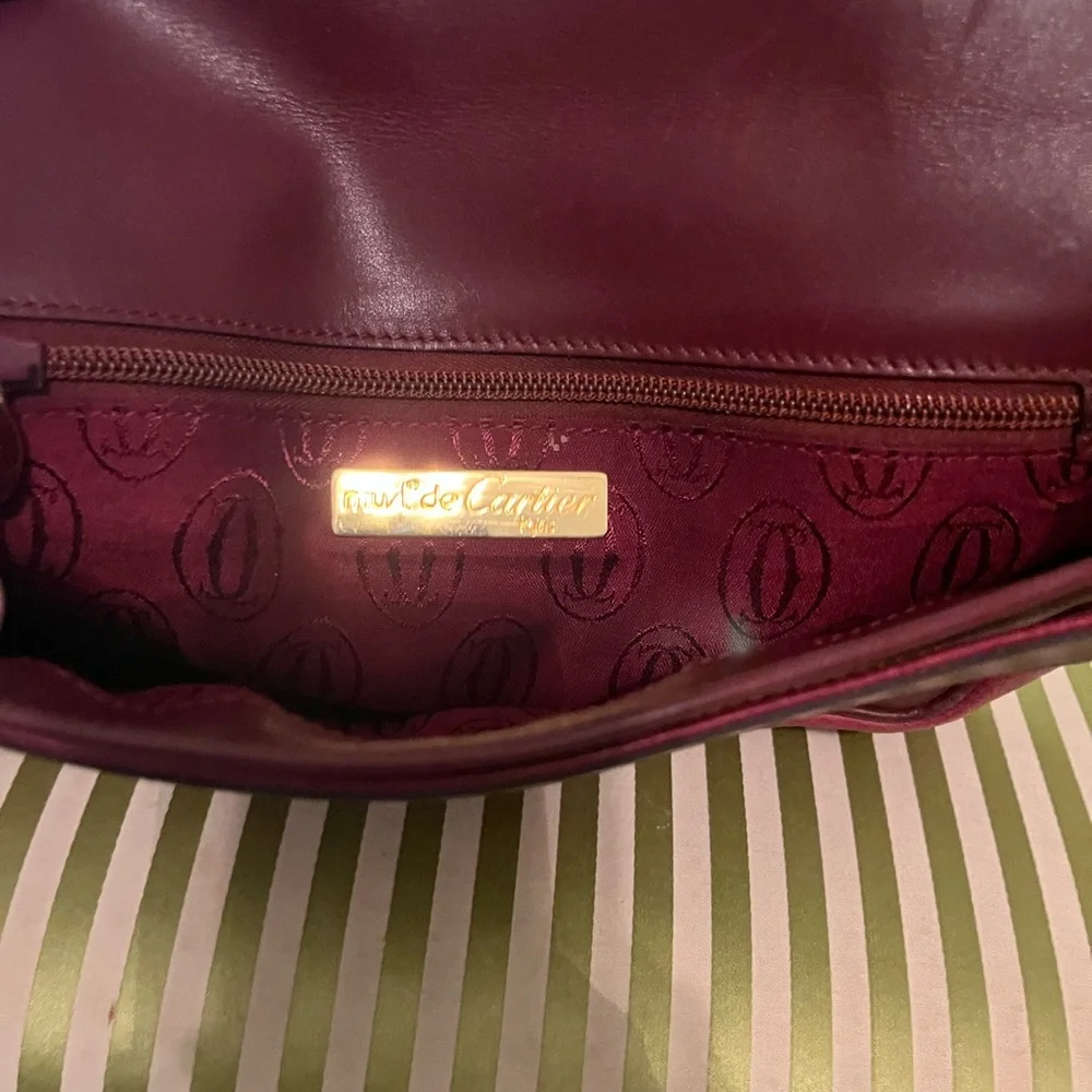 Must de Cartier flap clutch/shoulder bag - Picture 7 of 10